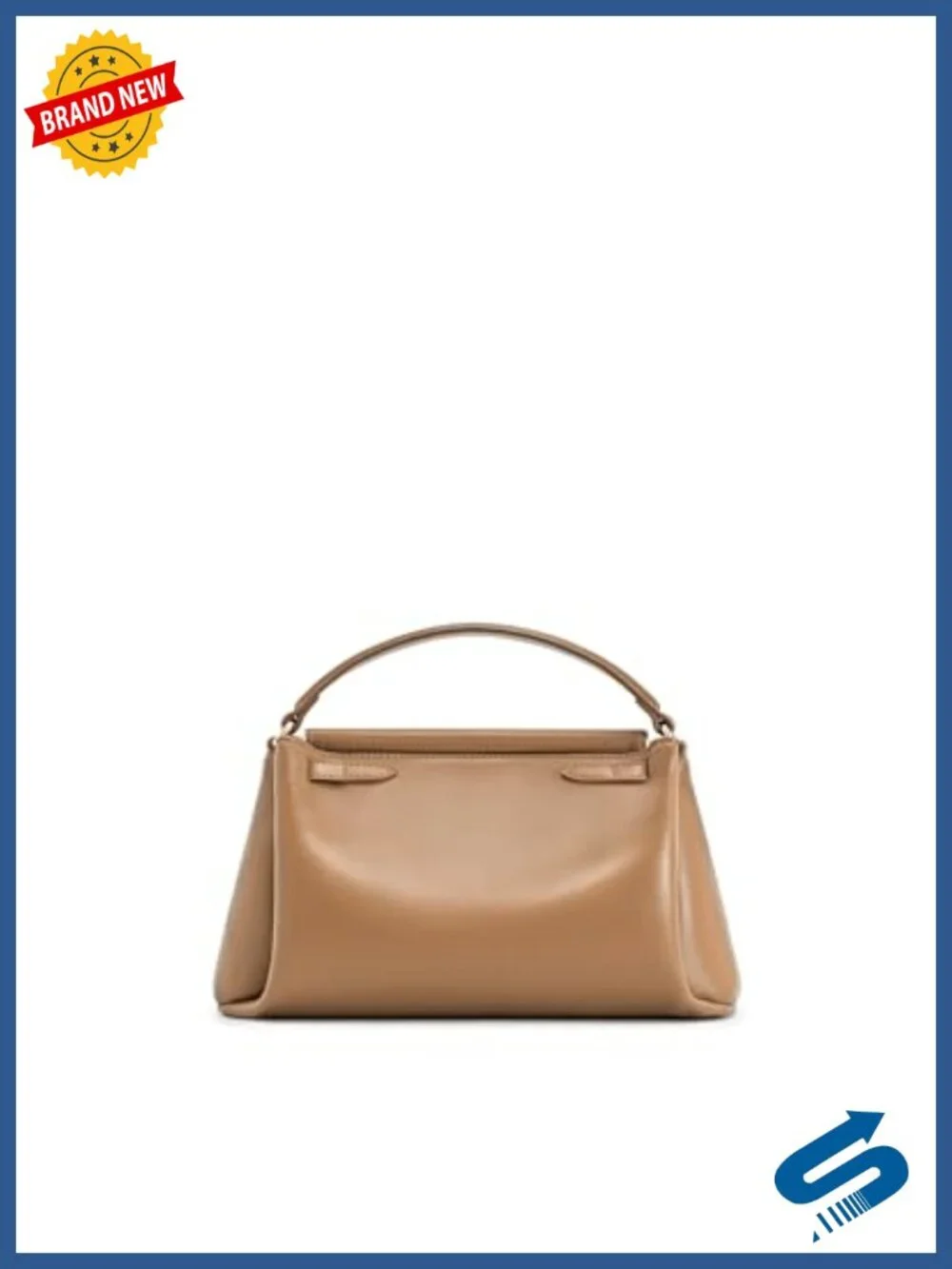 Vegan Leather Satchel Handbag Crossbody Twist Lock